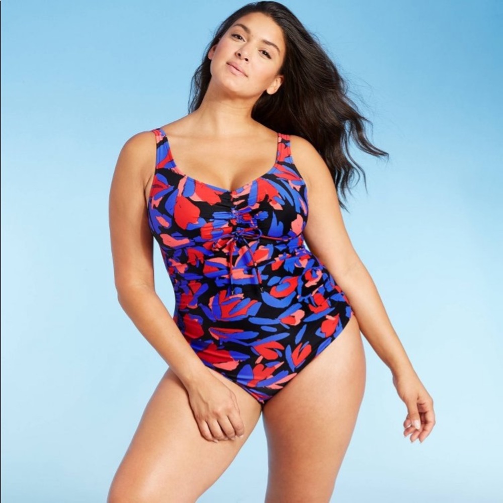 Cinch-Front one Piece Swimsuit from Target